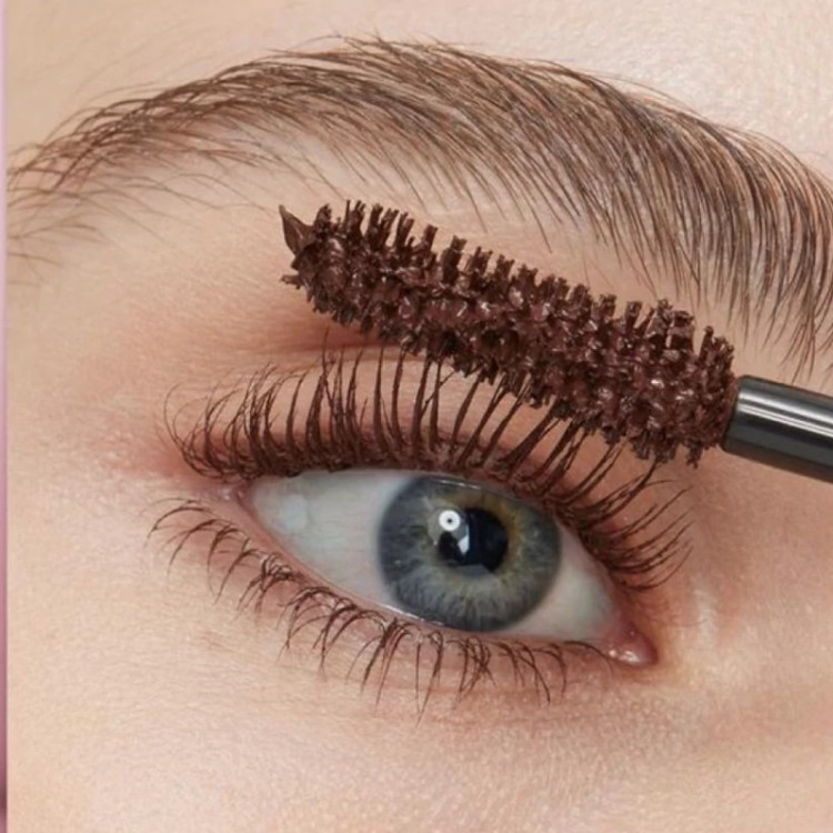 ریمل حجم دهنده و بلند کننده گلدن رز مدل Flash lash قهوه ای رنگ با برس جدا کننده مژه