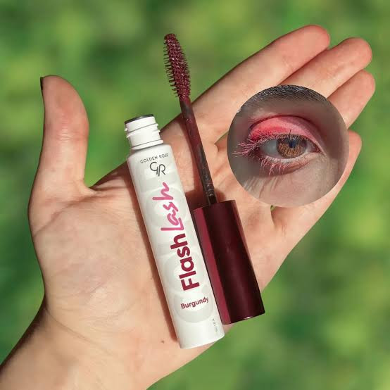 ریمل حجم دهنده و بلند کننده گلدن رز مدل Flash lash رنگ آبی بنفش زرشکی و بادمجونی و سبز با برس جدا کننده مژه