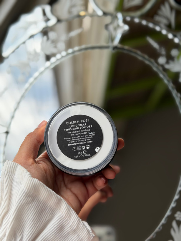 پودر تثبیت کننده آرایش گلدن رز مدل Long Wear Finishing