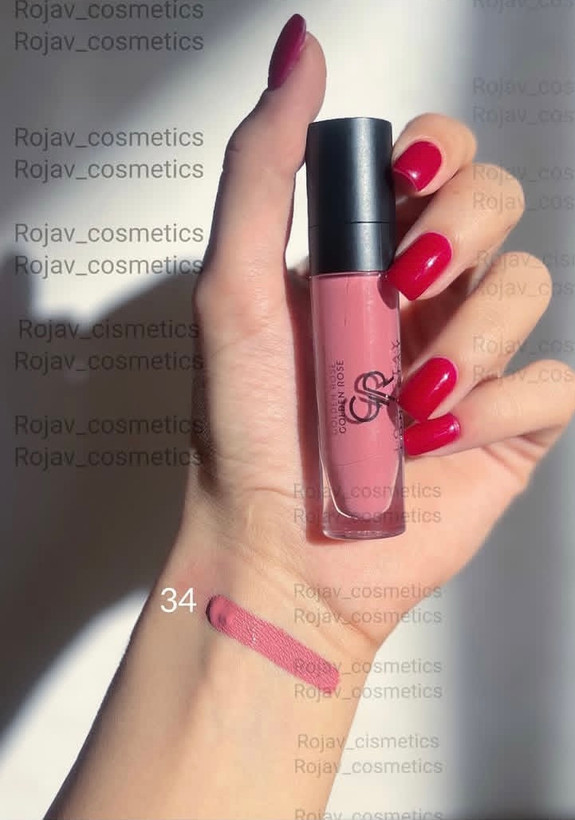 رژلب مات مایع بادوام گلدن رز